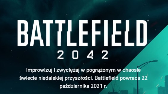 BATTLEFIELD 2042 | Data premiery: 22 październik 2021r.