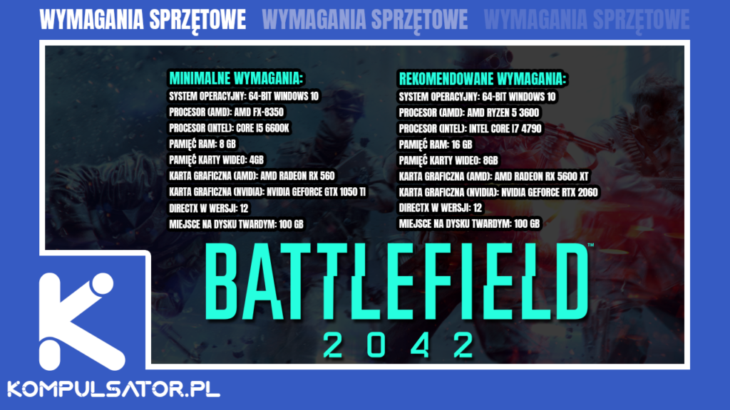 Wymagania Battlefield 2042 Oficjalna Specyfikacja