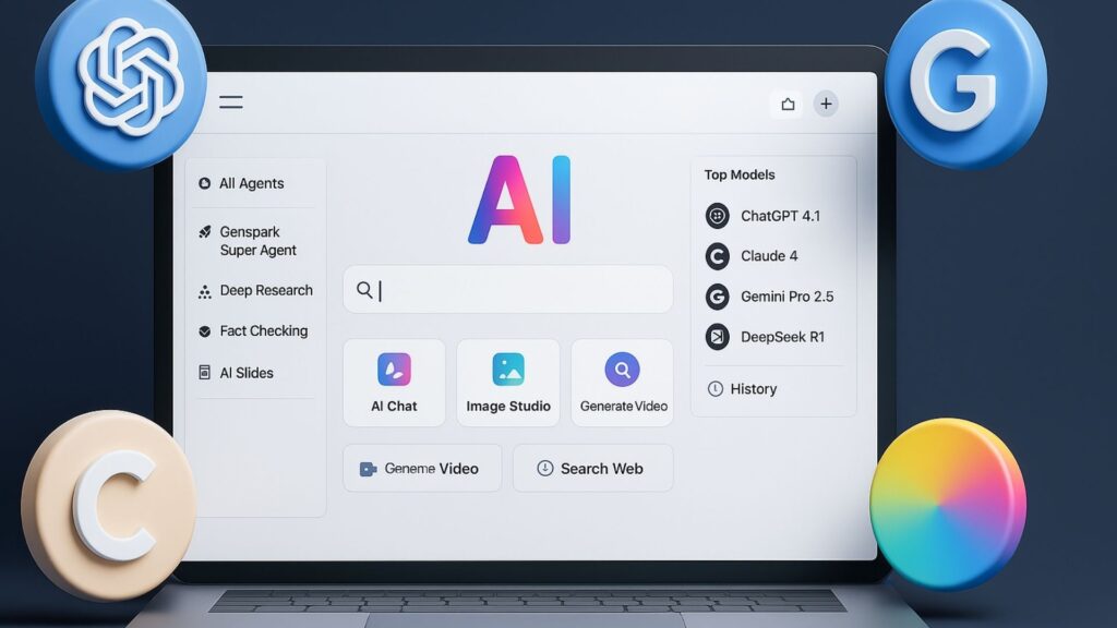 Genspark AI – All-in-One narzędzie, które może zastąpić ChatGPT, Claude i Gemini jednocześnie? | fot. Kompulsator.pl