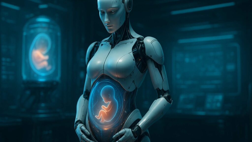 Chińska firma planuje pierwszy na świecie humanoidalny robot ciążowy z „sztuczną macicą” | foto. Kompulsator.pl
