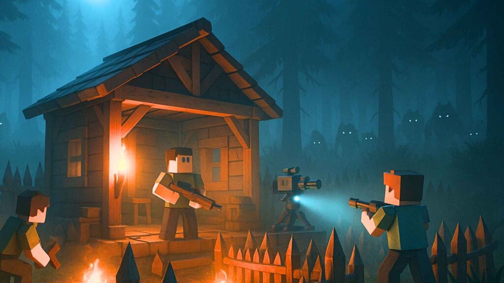 Roblox: 99 Nocy w Lesie – kompletny poradnik przetrwania (build, pułapki, bossowie) | foto. Kompulsator.pl